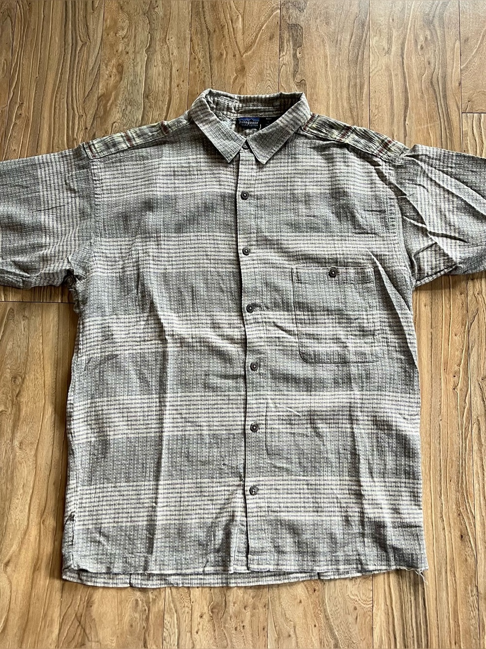 Vintage 90s patagonia organic cotton button up shirt